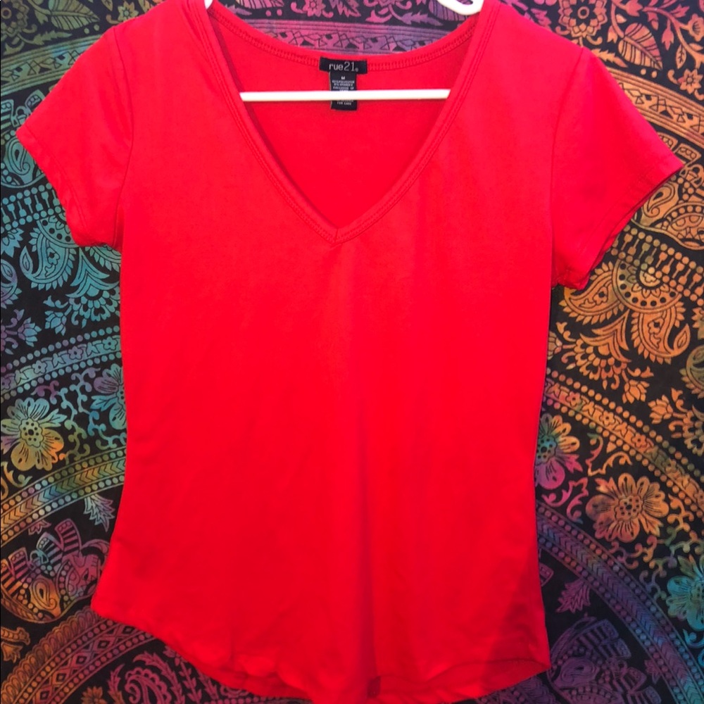 Red Cropped Top